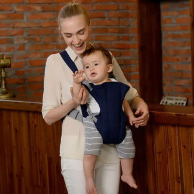 porte bebe bleu marin