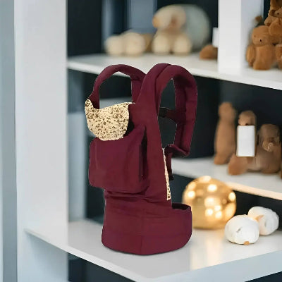 porte bebe physiologique rouge luxueux