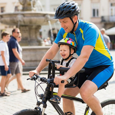 porte bebe velo adulte enfant balade urbaine fontaine securite  