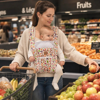porte bebe nouveau ne maman courses super marche