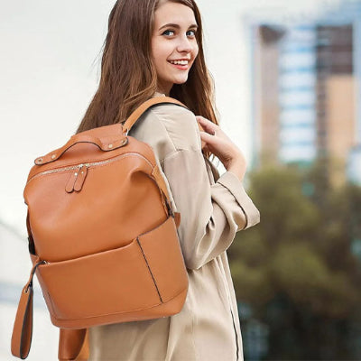sac a dos a langer brun