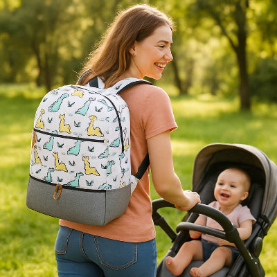 sac a dos a langer dinosaure