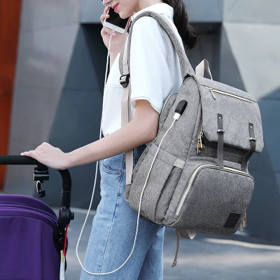sac à dos à langer multifonctionnel