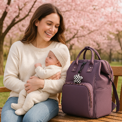 sac a dos a langer violet