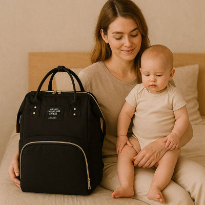 sac a langer a dos noir