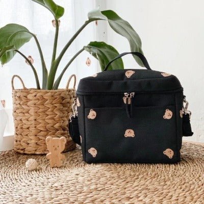 sac a langer nounours noir