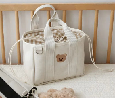 sac a langer ourson blanc