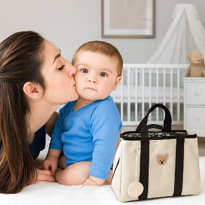 sac à langer ourson maman bébé chambre