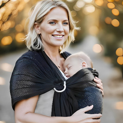 sling echarpe de portage noir