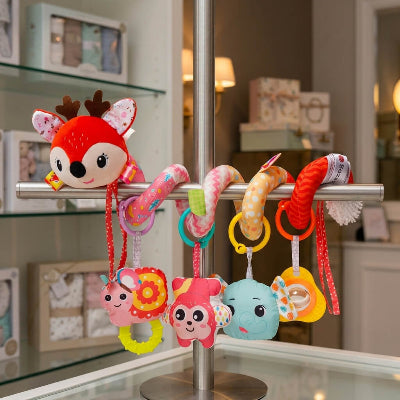 spirale d activite bebe arche de jeux poussette elan