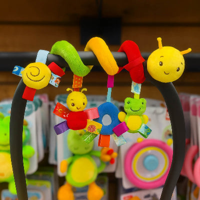 spirale d-activite bebe chenille couleurs vives