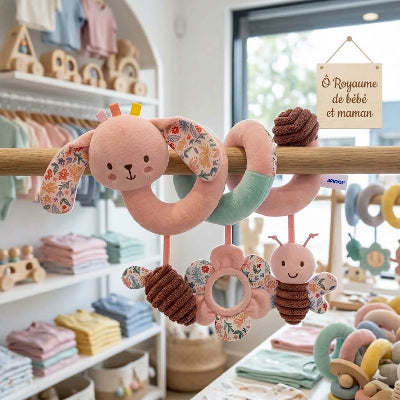 spirale d activite bebe en boutique