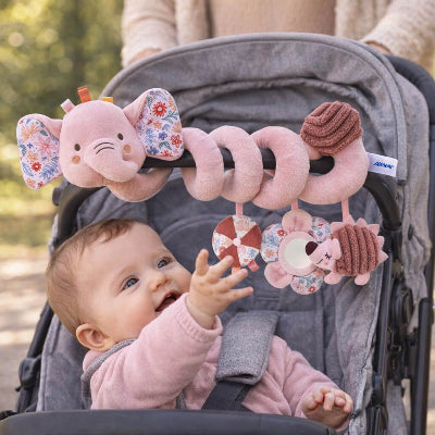 spirale d activite bebe fille jouet d eveil poussette
