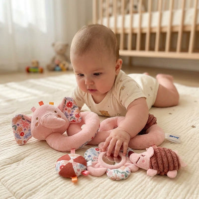 spirale d activite bebe fille jouet d eveil tapis de jeu