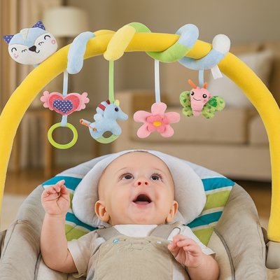 spirale d activite bebe jouets suspendus