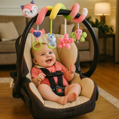 spirale d activite bebe siege auto jouets suspendus