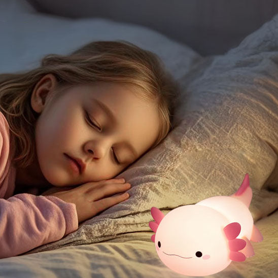 veilleuse bébé axolotl nuit enfant