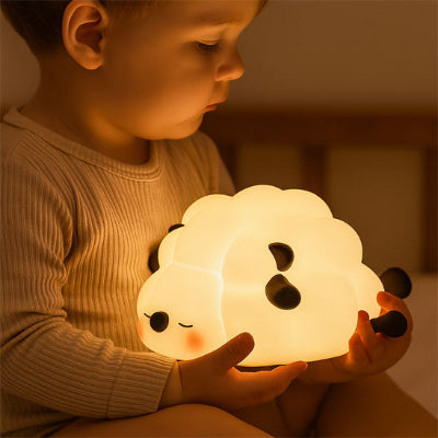 veilleuse bebe mouton tactile lumiere apaisante sommeil nuit