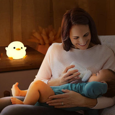 veilleuse bebe nomade canard tendresse nuit biberon